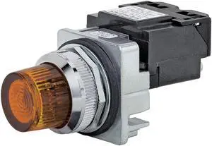 Pilot Light, LED, Full Voltage, Amber, 30mm 52PL5D9XB Pilot Light, LED, Full Voltage, Amber, 30mm 52PL5D9XB