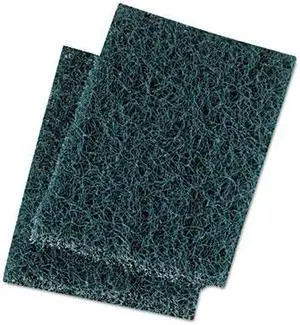 Extra Heavy-Duty Scour Pad, 3 1/2 x 5, Blue/Gray, 20/Carton 188