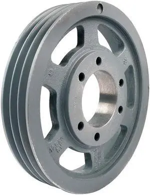 ZORO SELECT 5V1253 7/8 in to 3-1/2 in Quick Detachable Bushed Bore 3 Groove