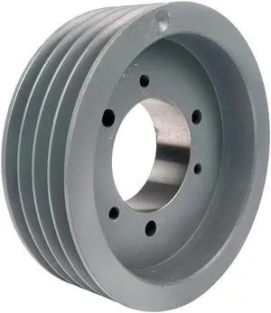 ZORO SELECT 5V1094 7/8 in to 3-1/2 in Quick Detachable Bushed Bore 4 Groove