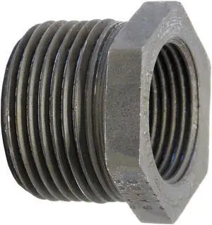 ANVIL 0361336506 Hex Bushing Hex Bushing, 4" x 3" Pipe, MNPT x FNPT, Black