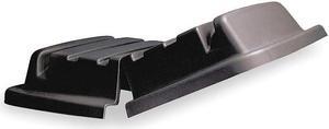 RUBBERMAID COMMERCIAL FG461300BLA Cube Truck Lid,Black,Hinged,8-1/2inH