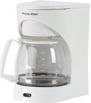 Proctor Silex 43501PS 12-Cup Coffee Maker White
