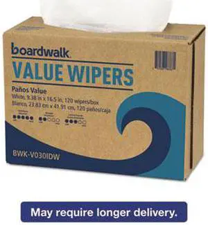 Boardwalk DRC Wipers White 9 1/3 x 16 1/2 900/Carton V030IDW2