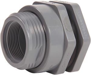 Bulkhead Fitting, 3 In, CPVC, FPM