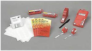 3M SPB-14 Wire Marker Book,Preprintd,Slf-Adhes,PK5