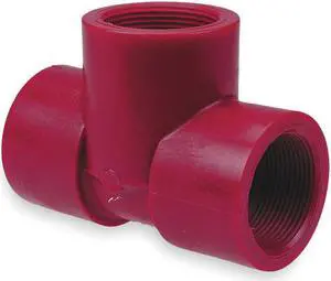 ZORO SELECT 651233 1/2 Tee,1/2 In,FPT x FPT x FPT