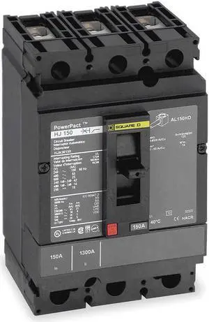 SQUARE D HDL36030 Molded Case Circuit Breaker, POWERPACT Series, 30A, 3 Pole,