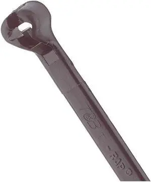 TY-RAP TY26MX Cable Tie, 11-1/2 in L, 3 in Max Bundle Dia., Black, Nylon 6/6,