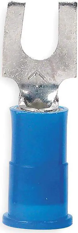 3M MNG14-10FBX Fork Terminal, #10 Stud Size, 14 AWG, 600 V, Nylon Insulated,