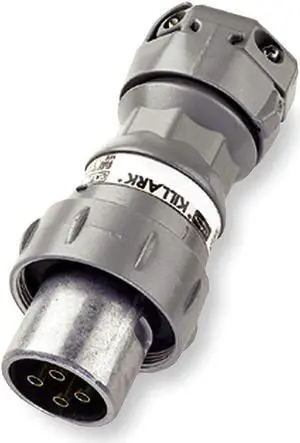 HUBBELL-WIEGMANN VP3485 Pin & Slve Plug, 30A, 4P, 3W, 600VAC/250VDC