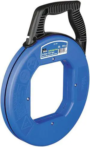 IDEAL 31-063 Fish Tape,3/16 In x 100 ft,Fiberglass