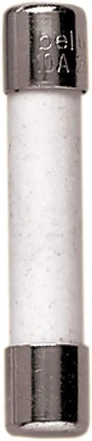 MERSEN GSA20 Ceramic Fuse, Time-Delay, 20A, 250V AC, 10kA at 125V AC, 400A at