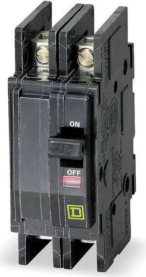 SQUARE D QOU240 Miniature Circuit Breaker, QOU Series, 40A, 2 Pole, 120/240V