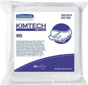 KIMTECH 06179 W5 Dry Wipe DbleBag 9x9 WHT 5 Bags of 100 Wipe