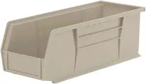 AKRO-MILS 30234SCLAR Hang & Stack Storage Bin, Plastic, Clear, 5 in H, 5 1/2 in
