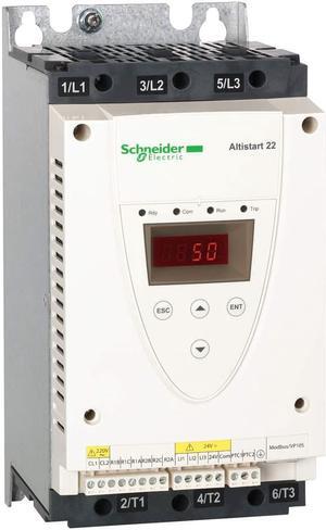 SCHNEIDER ELECTRIC ATS22D32S6U Soft Start, 208-600VAC,32A,3 Phase