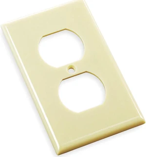 Leviton 80503-I Ivory Midway Single Gang Duplex Receptacle Wall Plate Leviton 80503-I Ivory Midway Single Gang Duplex Receptacle Wall Plate