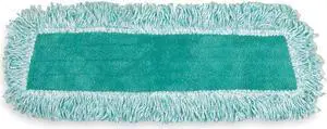 RUBBERMAID COMMERCIAL FGQ40820GR00 18 in L Dust Mop, Hook-and-Loop Connection,