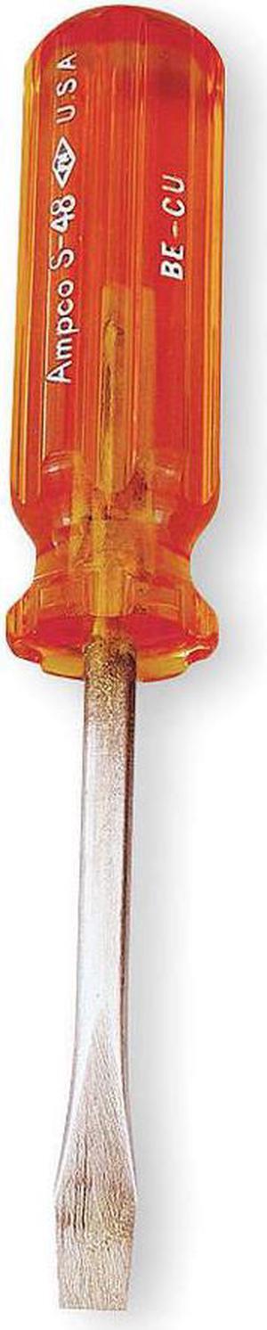 AMPCO S-49 Non-Sparking Slotted Screwdriver 5/16 in Round