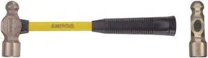 AMPCO SAFETY TOOLS H-2FG 16 oz. Nonsparking Ball Peen Hammer, 14" Fiberglass