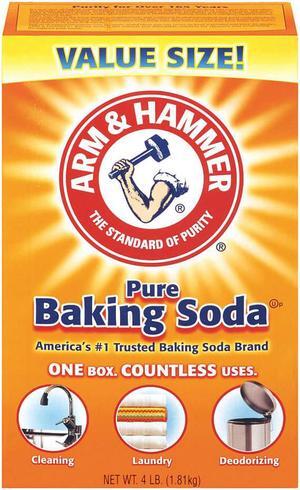 ARM AND HAMMER 33200-01170 Baking Soda,4 lb.,Odorless,Box,PK6