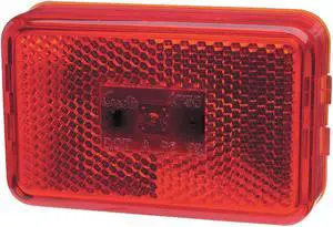 Clearance/Marker,3-1/8 In,LED,Red GROTE 47502