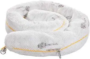 PIG BOM400 Absorbent Boom, Absorbs 24 gal. Oil-Based Liquids, PK 2 ,White