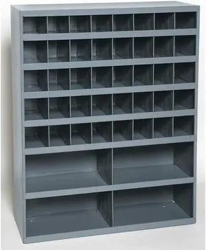 DURHAM MFG 398-95 Prime Cold Rolled Steel Pigeonhole Bin Unit , 12 in D x 42 in