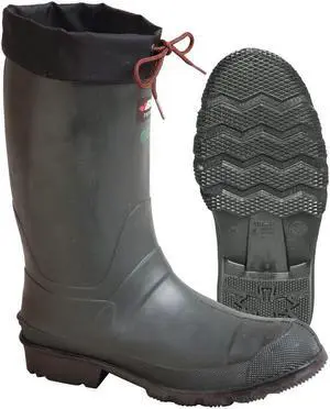 BAFFIN 8562-0000-394 Men's Hunter (PLN) Rubber Boot, Plain Toe, 13" Height,