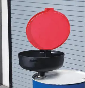 ULTRATECH 656 Drum Funnel with Lid,22 In,with Spout