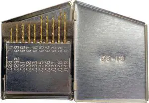 CHICAGO-LATROBE 41803 20pc. HSS 135 Degrees Drill Bit Set