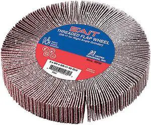 UNITED ABRASIVES/SAIT 72132 SAIT 72132 5/8-11 Threaded Flap Wheel 4-1/2" x 3/4"