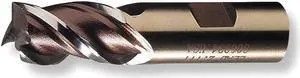 CLEVELAND C32653 End Mill,Cobalt,7/8,4 FL,SGL Sq End,CC