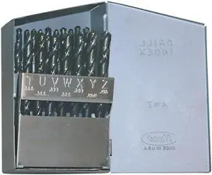 CHICAGO-LATROBE 41801 26PC 135 Degree Heavy-Duty Jobber Length Drill Set
