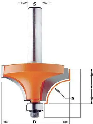 CMT 839.254.11 Beading Router Bit,HW,1 in
