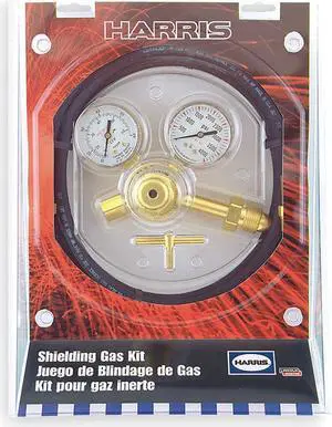 HARRIS 301AR-58010 Flow Gauge Regulator and Hose Kit, Argon, Single Stage,