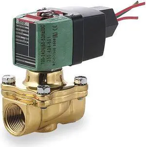 Solenoid Valve, 2 Way, NC, Brass, 1 In