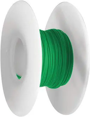OK INDUSTRIES R30G-1000 Kynar(R) Copper Wire,30 AWG,Green