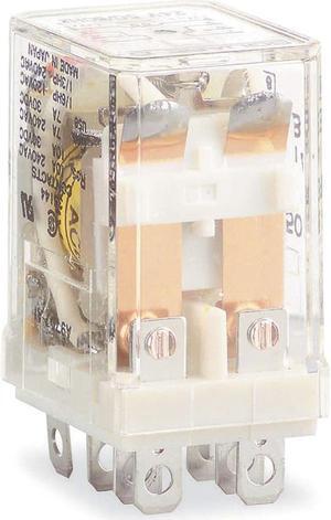 SQUARE D 8501RSD42P14V53 Plug In Relay,DPDT,15A,24VDC