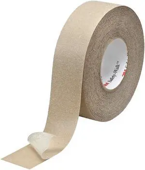 3M 620-1X60 Anti-slip Tread,Clear,1 in x 60 ft.,PK4