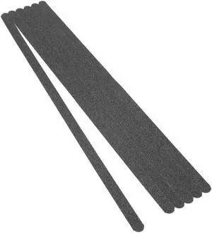 3M 610-3/4X2 Anti-Slip Tread Plastic 60 Grit Size, Black, 3/4" W x 2 ft. L, 28