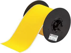 BRADY B30C-4000-855-YL Tape, Yellow, Labels/Roll: Continuous