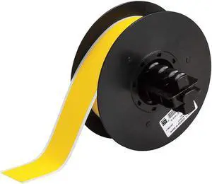 BRADY B30C-1125-855-YL Tape, Yellow, Labels/Roll: Continuous