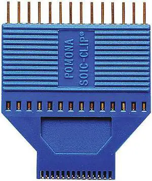 POMONA 5514 Test Clip Set, Blue, 300 Vrms