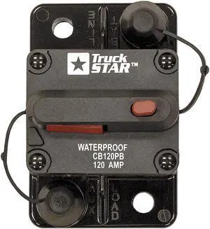 BUYERS PRODUCTS CB120PB Automotive Circuit Breaker, CB Series, 120 A