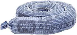 PIG MA1097 Absorbent Sock, Absorbs 9 gal. Universal, PK 50 ,Blue