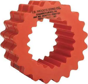 TB WOODS 9H Sure-Flex Sleeve Coupling Insert, 9H, Hytrel