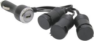 MobileSpec MS211USBBL 4-Way 12-Volt and USB Adapter