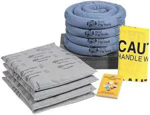 PIG RFL236 Spill Kit Refill, Universal, Blue/Gray